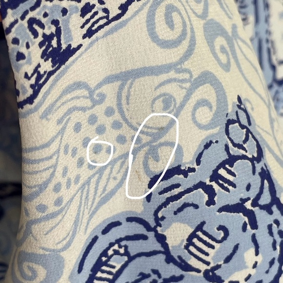 Lilly Pulitzer Matilda Silk Top Stuffed Shells Size XXS - Picture 15 of 16